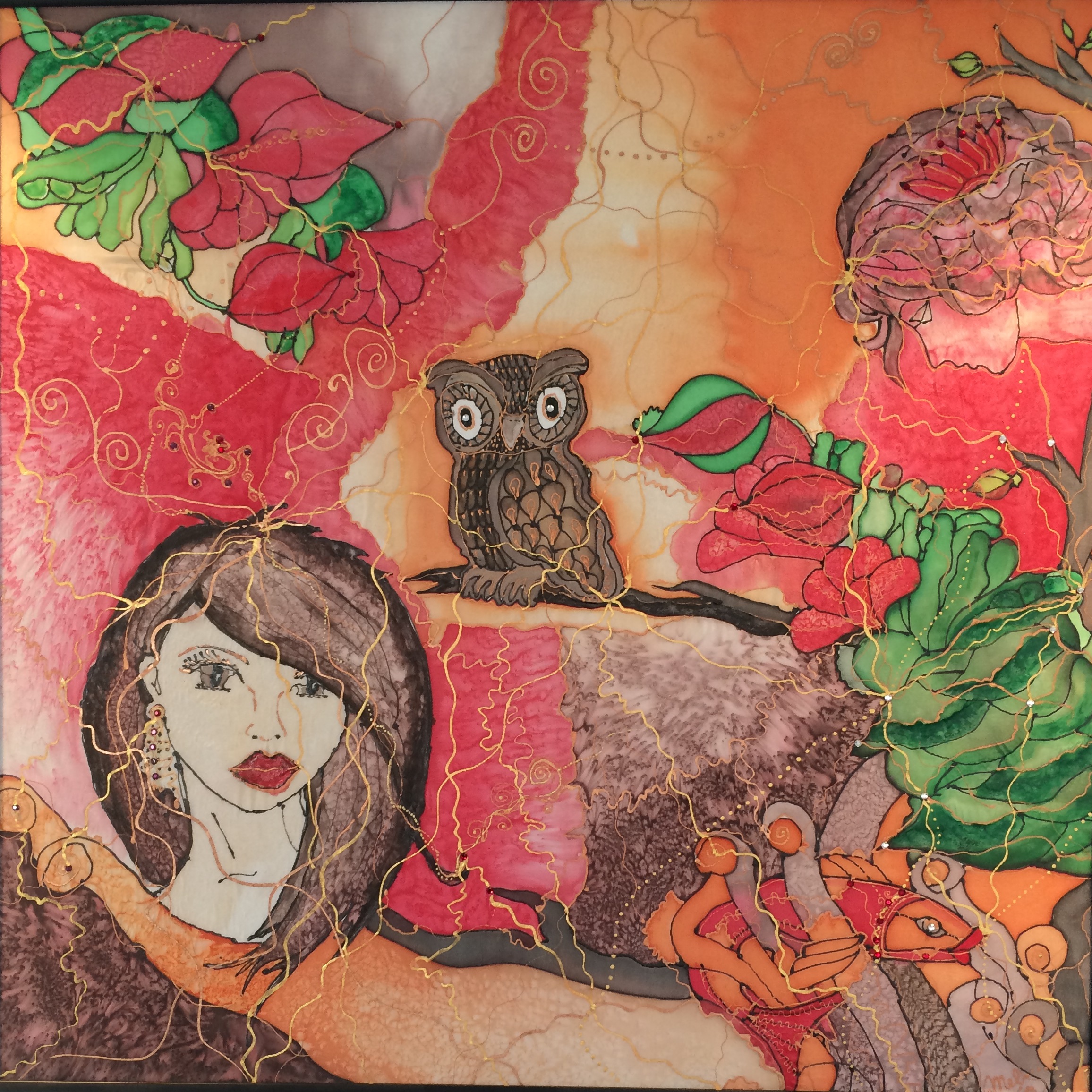 Cesta múdrosti,  55x55cm