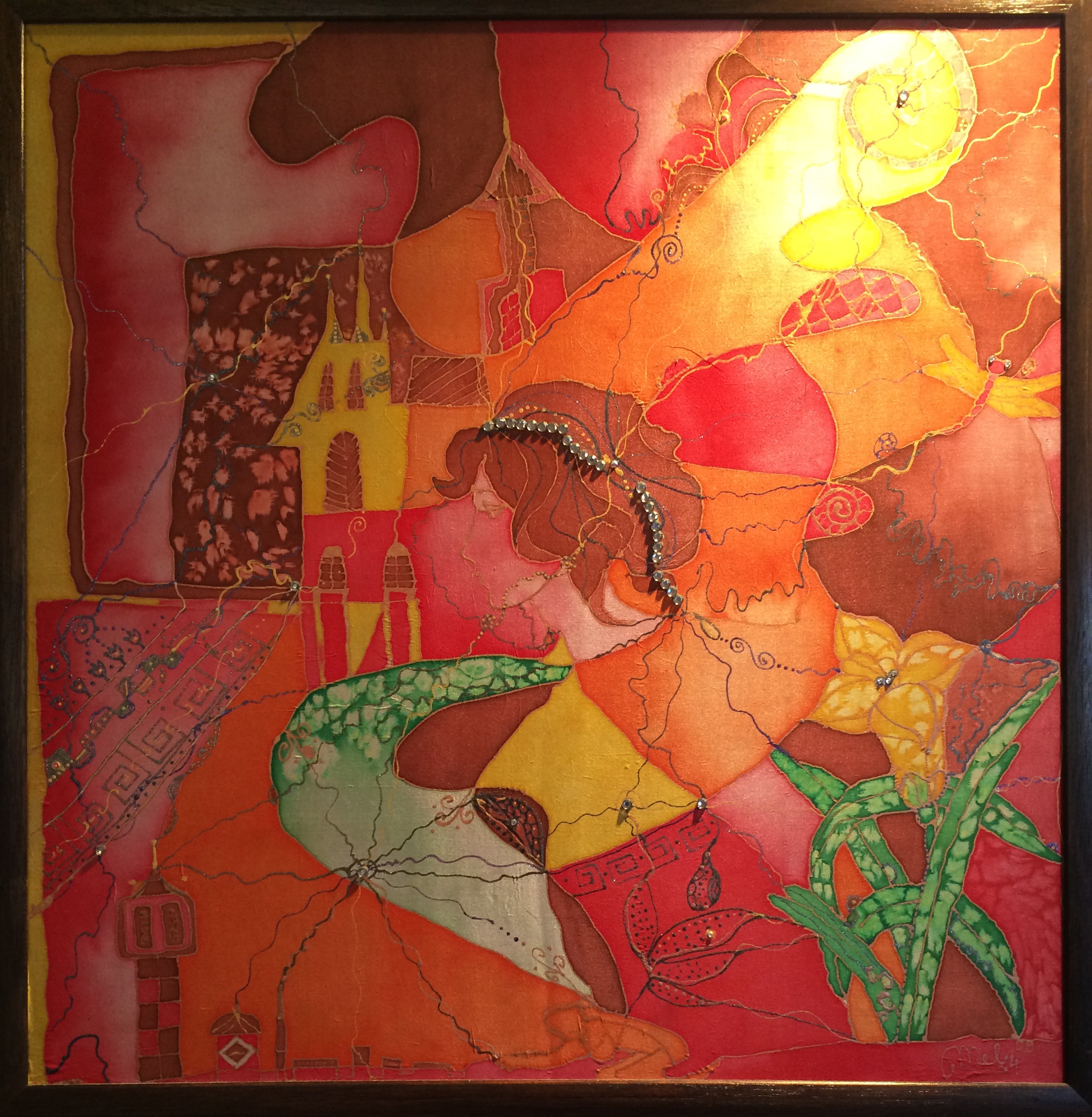 Veterná víla, 55x55 cm, získal ocenenie v r.2014 a 2015